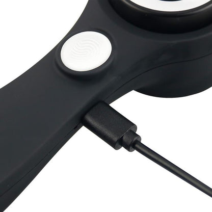 Alloy Handheld 60x USB Charging Touch Switch LED Light Optical Glass Magnifier(Silver) - Hand Held Style by buy2fix | Online Shopping UK | buy2fix