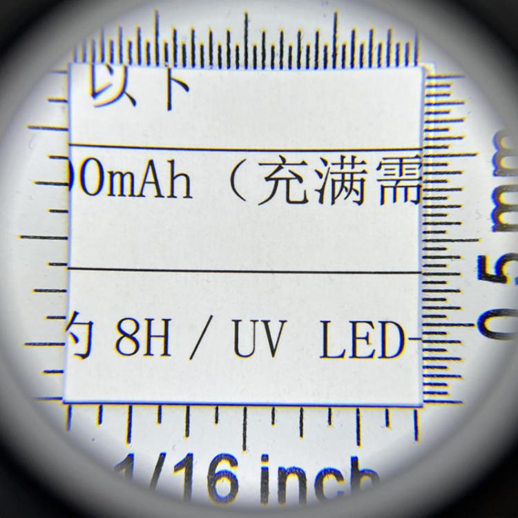 Alloy Handheld 60x USB Charging Touch Switch LED Light Optical Glass Magnifier(Silver) - Hand Held Style by buy2fix | Online Shopping UK | buy2fix