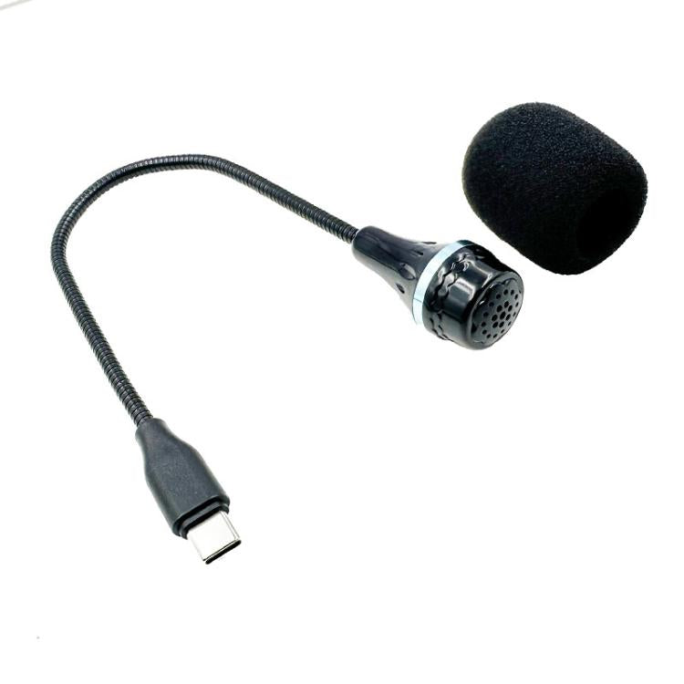 Flexible Gooseneck USB-C/Type-C Microphone with IC Chip for Laptop, Phone, Tablet,, Length: 25cm - Microphone by buy2fix | Online Shopping UK | buy2fix