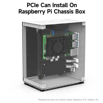 Yahboom PCIe To M.2 Adapter Expansion Board For Raspberry Pi 5 NVMe Expansion Board, Spec: Separate Board - Raspberry Pi Accessories by Yahboom | Online Shopping UK | buy2fix