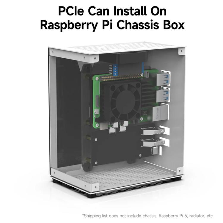 Yahboom PCIe To M.2 Adapter Expansion Board For Raspberry Pi 5 NVMe Expansion Board, Spec:  Board + 256G SSD - Raspberry Pi Accessories by Yahboom | Online Shopping UK | buy2fix