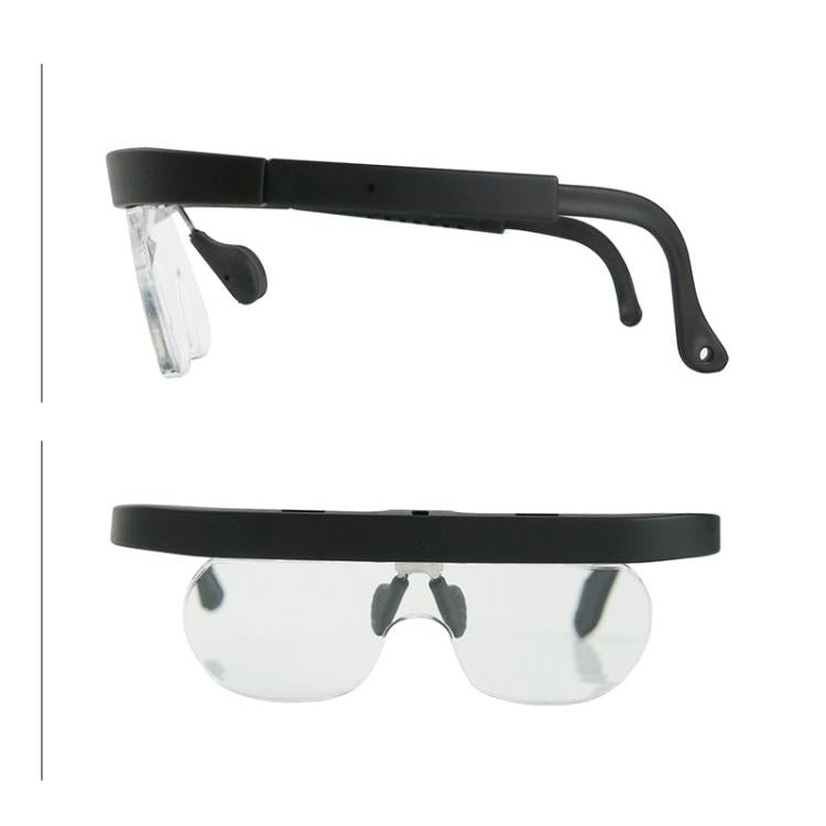 11537A 1.5/2.5/3.5X Eyeglass-style Magnifying Glass Head-mounted Magnifying Glass for Carving Repair Work - Glasses Style by buy2fix | Online Shopping UK | buy2fix