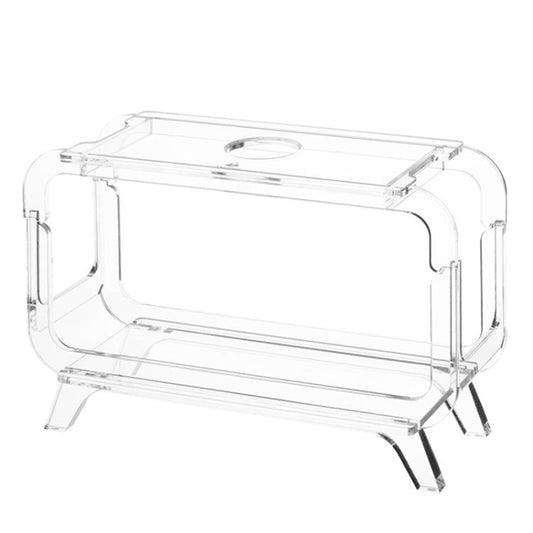 For Marshall Middleton Speaker Stand Acrylic Retro TV Cabinet Design Desktop Organizer Display Shelf(Transparent) - Speaker Bracket by buy2fix | Online Shopping UK | buy2fix