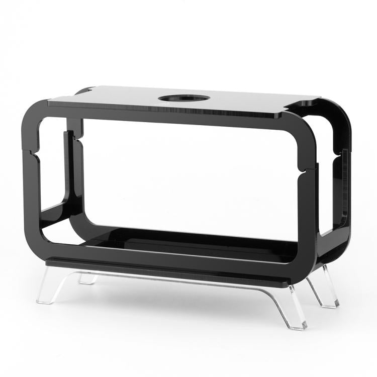 For Marshall Middleton Speaker Stand Acrylic Retro TV Cabinet Design Desktop Organizer Display Shelf(Black) - Speaker Bracket by buy2fix | Online Shopping UK | buy2fix