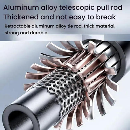 SUITU LS-444 Three-section Curved Car Wash Brush Chenille Car Wash Mop(Black Green) - Car washing supplies by SUITU | Online Shopping UK | buy2fix