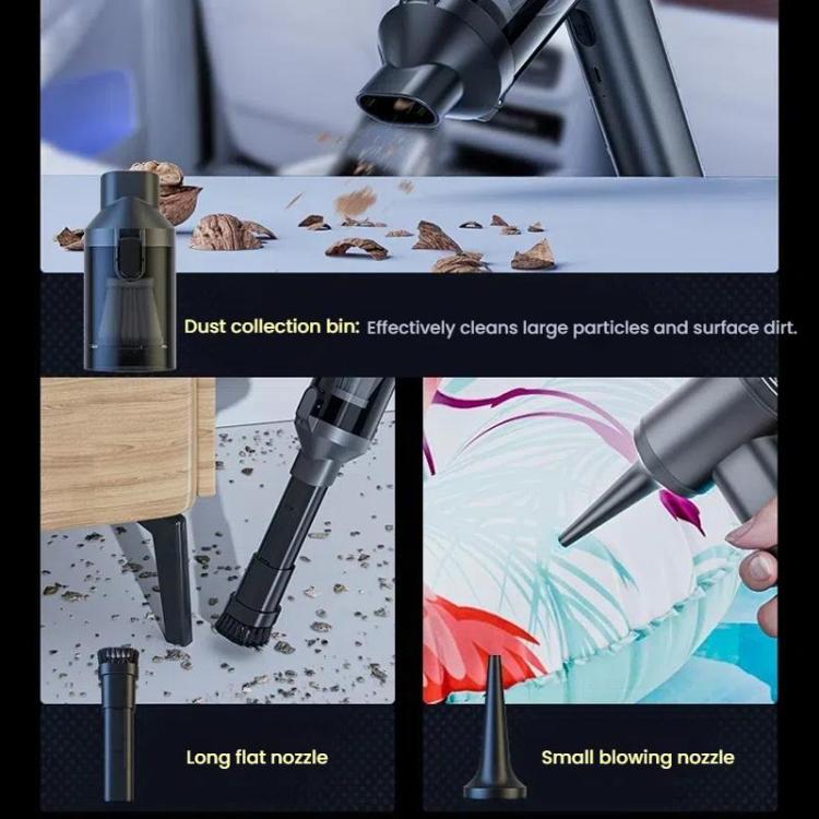 SUITU ST-6661 Plus Metal Shell Brushless Handheld Car Vacuum Cleaner(Gold) - Vacuum Cleaner by SUITU | Online Shopping UK | buy2fix