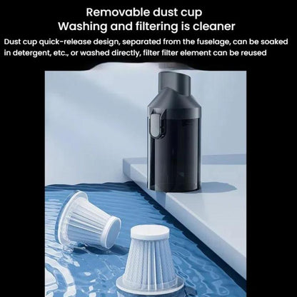 SUITU ST-6661 Plus Metal Shell Brushless Handheld Car Vacuum Cleaner(Silver Gray) - Vacuum Cleaner by SUITU | Online Shopping UK | buy2fix