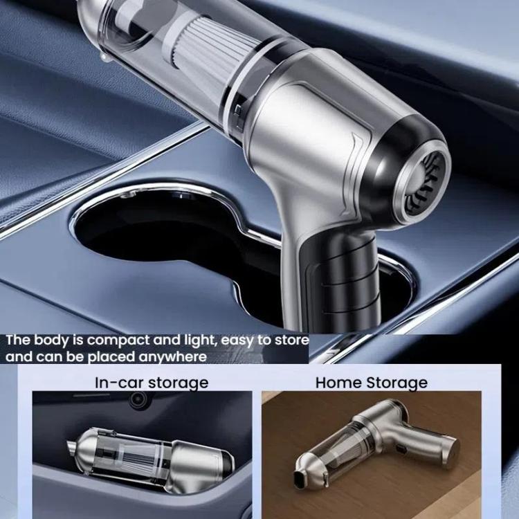 SUITU ST-6694 Pro Handheld Wireless Car Vacuum Cleaner Brushless High Suction Power(Silver Gray) - Vacuum Cleaner by SUITU | Online Shopping UK | buy2fix