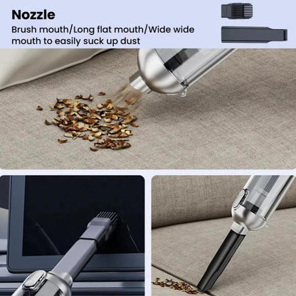 SUITU ST-6694 Pro Handheld Wireless Car Vacuum Cleaner Brushless High Suction Power(Silver Gray) - Vacuum Cleaner by SUITU | Online Shopping UK | buy2fix