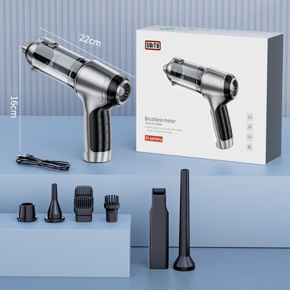 SUITU ST-6694 Pro Handheld Wireless Car Vacuum Cleaner Brushless High Suction Power(Silver Gray) - Vacuum Cleaner by SUITU | Online Shopping UK | buy2fix