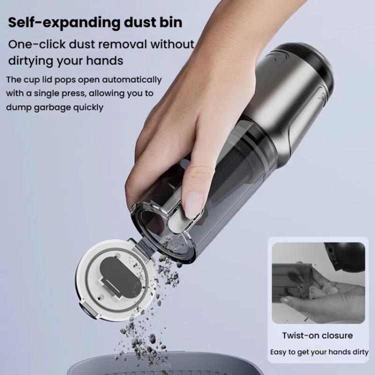 SUITU ST-6694 Pro Handheld Wireless Car Vacuum Cleaner Brushless High Suction Power(Silver Gray) - Vacuum Cleaner by SUITU | Online Shopping UK | buy2fix