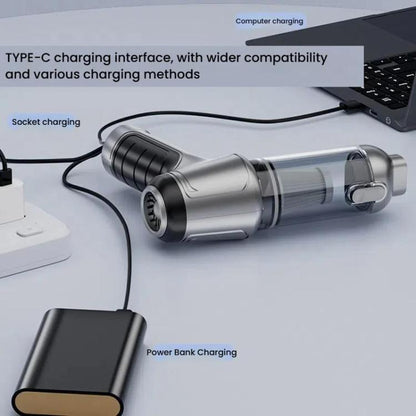 SUITU ST-6694 Pro Handheld Wireless Car Vacuum Cleaner Brushless High Suction Power(Silver Gray) - Vacuum Cleaner by SUITU | Online Shopping UK | buy2fix