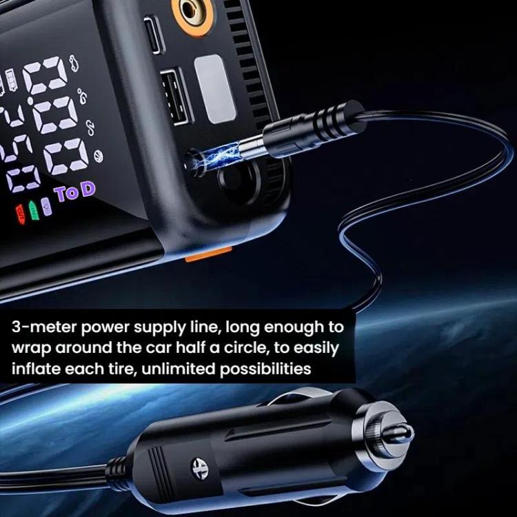 SUITU ST-9648C With Cigarette Lighter Portable Wireless Digital Display Car Automatic Air Pump - Inflatable Pump by SUITU | Online Shopping UK | buy2fix