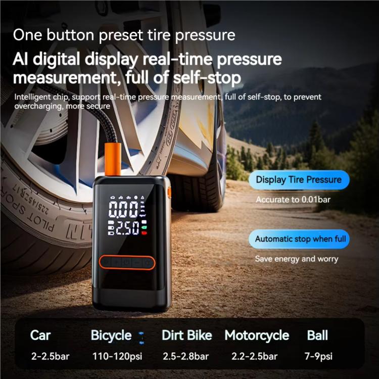 SUITU ST-9648C With Cigarette Lighter Portable Wireless Digital Display Car Automatic Air Pump - Inflatable Pump by SUITU | Online Shopping UK | buy2fix
