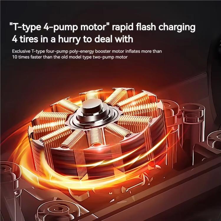 SUITU ST-9648C With Cigarette Lighter Portable Wireless Digital Display Car Automatic Air Pump - Inflatable Pump by SUITU | Online Shopping UK | buy2fix