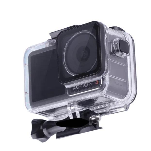 For DJI Osmo Action 3/4/5 Waterproof Case 5m Underwater Touchscreen Dive Housin(Transparent) - Case & Bags by buy2fix | Online Shopping UK | buy2fix