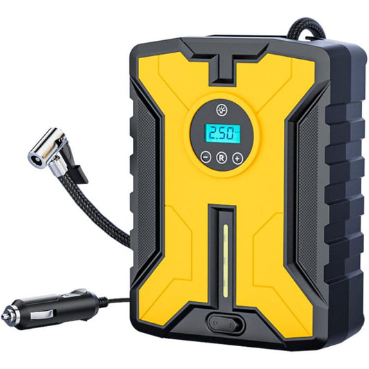 SUITU ST-929ASX 19-cylinder Wired Digital Display Car Air Pump Portable High-Pressure Automatic Air Pump(Black Yellow) - Inflatable Pump by SUITU | Online Shopping UK | buy2fix