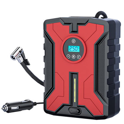 SUITU ST-929ASX 19-cylinder Wired Digital Display Car Air Pump Portable High-Pressure Automatic Air Pump(Black Red) - Inflatable Pump by SUITU | Online Shopping UK | buy2fix