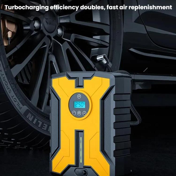 SUITU ST-929ASX 19-cylinder Wired Digital Display Car Air Pump Portable High-Pressure Automatic Air Pump(Black Red) - Inflatable Pump by SUITU | Online Shopping UK | buy2fix