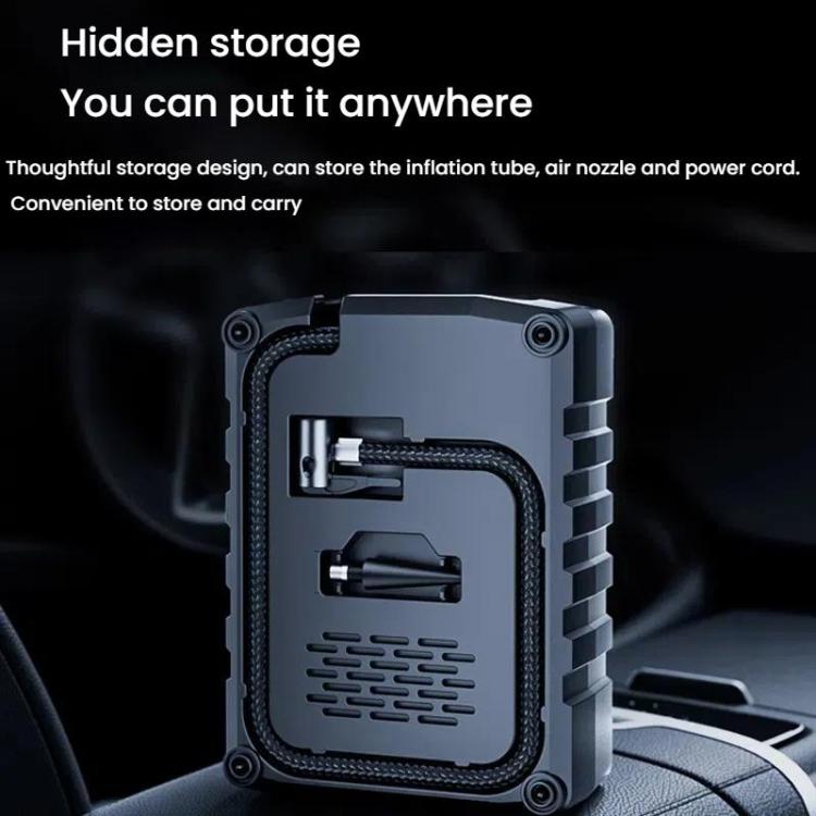 SUITU ST-929ASX 19-cylinder Wired Digital Display Car Air Pump Portable High-Pressure Automatic Air Pump(Black Yellow) - Inflatable Pump by SUITU | Online Shopping UK | buy2fix