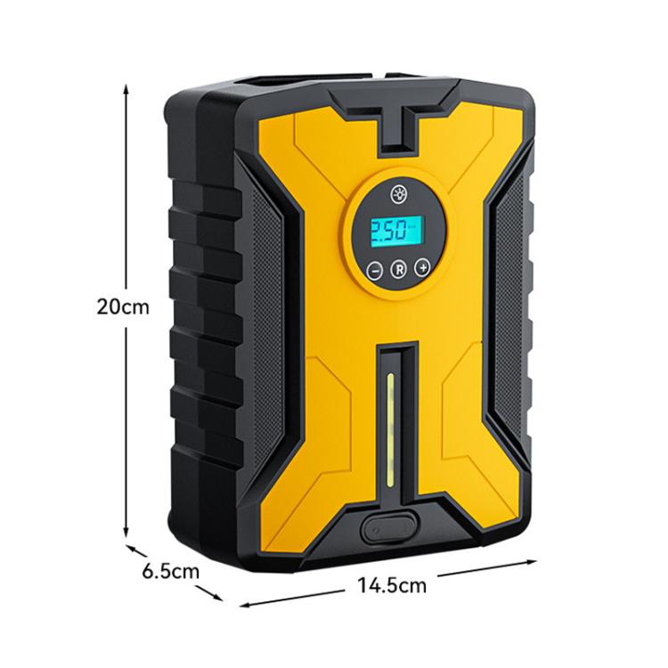 SUITU ST-929ASX 19-cylinder Wired Digital Display Car Air Pump Portable High-Pressure Automatic Air Pump(Black Red) - Inflatable Pump by SUITU | Online Shopping UK | buy2fix