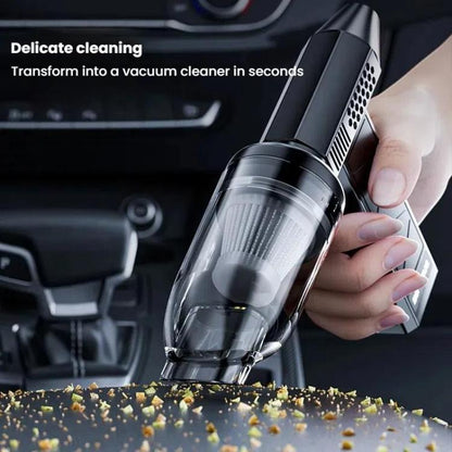 SUITU ST-8113 Outdoor Turbine Fan Home Lithium-ion Dust Blower Handheld Hair Dryer, Style: Blower+Vacuum Cleaner Gray - Electric Fans by SUITU | Online Shopping UK | buy2fix