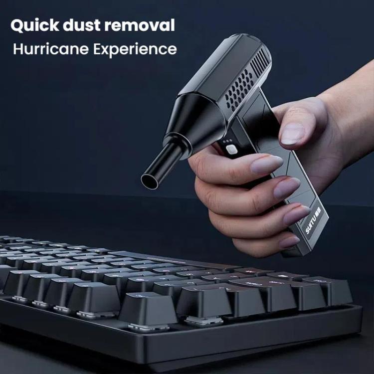 SUITU ST-8113 Outdoor Turbine Fan Home Lithium-ion Dust Blower Handheld Hair Dryer, Style: Blower+Vacuum Cleaner Black - Electric Fans by SUITU | Online Shopping UK | buy2fix