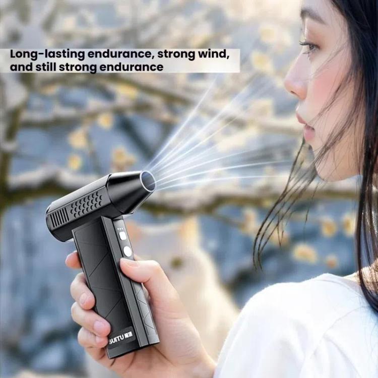 SUITU ST-8113 Outdoor Turbine Fan Home Lithium-ion Dust Blower Handheld Hair Dryer, Style: Blower+Vacuum Cleaner Gray - Electric Fans by SUITU | Online Shopping UK | buy2fix