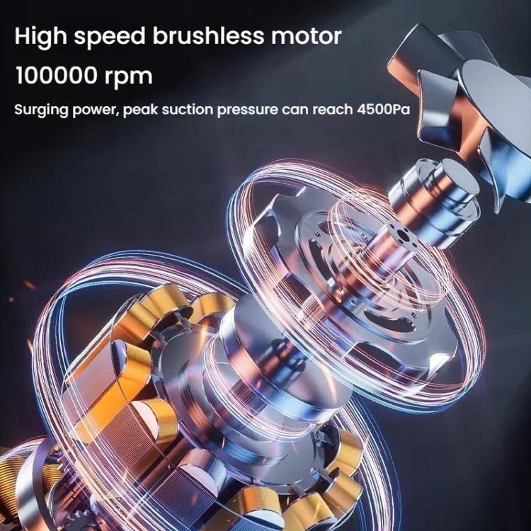 SUITU ST-6686Pro Car Vacuum Cleaner Turbine Fan High Power Strong Blower Dust Remover(Black Silver) - Vacuum Cleaner by SUITU | Online Shopping UK | buy2fix