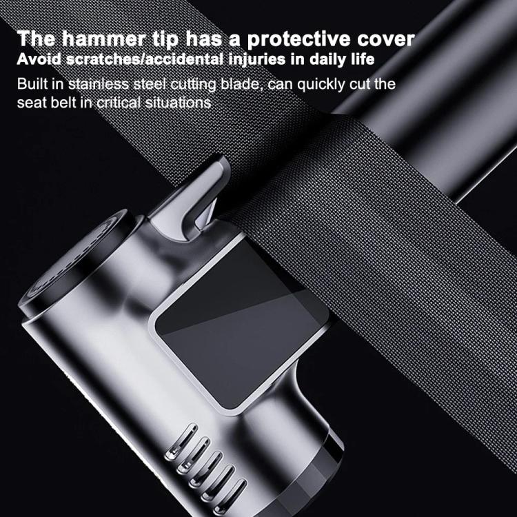 SUITU ST-5529 Car Air Pump With Window Breaker Cutting Tool Electric Portable Air Pump - Inflatable Pump by SUITU | Online Shopping UK | buy2fix