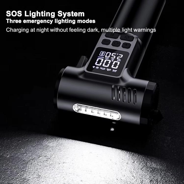 SUITU ST-5529 Car Air Pump With Window Breaker Cutting Tool Electric Portable Air Pump - Inflatable Pump by SUITU | Online Shopping UK | buy2fix