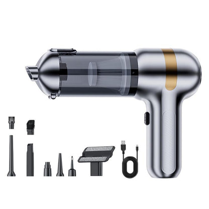 SUITU ST-6665 Pro Car Wireless Vacuum Cleaner High Power Portable Mini Handheld Blower Vacuum Cleaner, Color: Silver Gold - Vacuum Cleaner by SUITU | Online Shopping UK | buy2fix