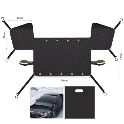 SUITU ST-4022 Car Front Windscreen Anti-Frost Sunshade Cover Winter Snow Cover(Black) - Window Foils & Solar Protection by SUITU | Online Shopping UK | buy2fix