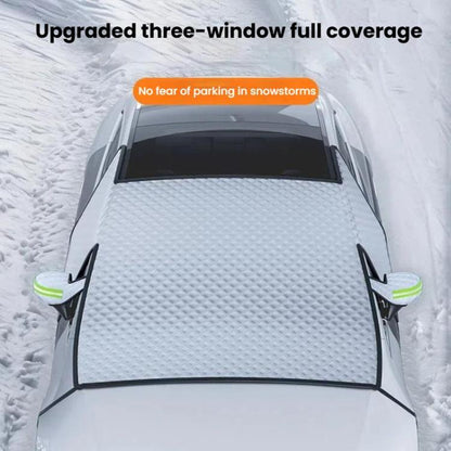 SUITU ST-4022 Car Front Windscreen Anti-Frost Sunshade Cover Winter Snow Cover(Black) - Window Foils & Solar Protection by SUITU | Online Shopping UK | buy2fix