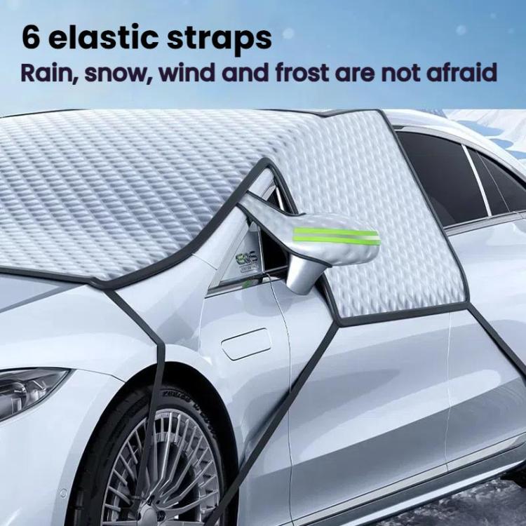 SUITU ST-4022 Car Front Windscreen Anti-Frost Sunshade Cover Winter Snow Cover(Black) - Window Foils & Solar Protection by SUITU | Online Shopping UK | buy2fix