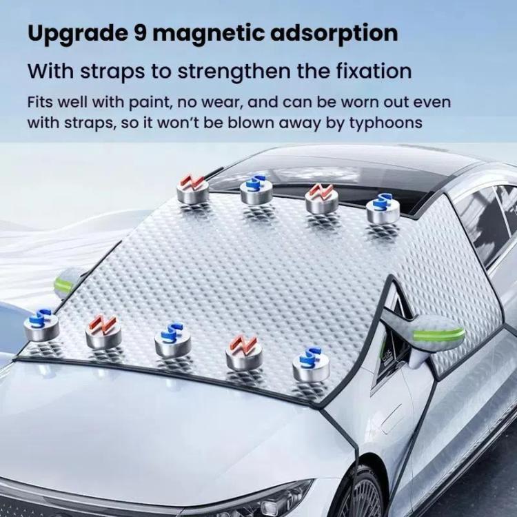 SUITU ST-4022 Car Front Windscreen Anti-Frost Sunshade Cover Winter Snow Cover(Black) - Window Foils & Solar Protection by SUITU | Online Shopping UK | buy2fix