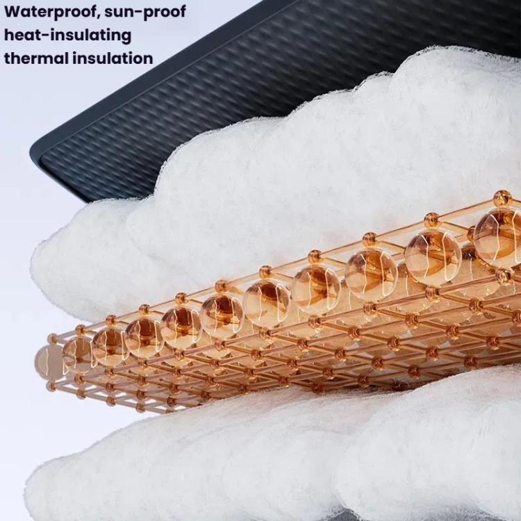 SUITU ST-4022 Car Front Windscreen Anti-Frost Sunshade Cover Winter Snow Cover(Black) - Window Foils & Solar Protection by SUITU | Online Shopping UK | buy2fix