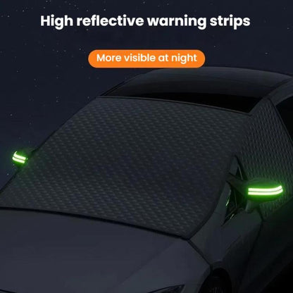 SUITU ST-4022 Car Front Windscreen Anti-Frost Sunshade Cover Winter Snow Cover(Black) - Window Foils & Solar Protection by SUITU | Online Shopping UK | buy2fix