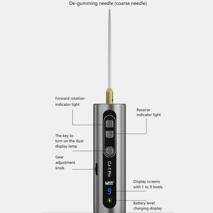 MaAnt CJ-1Pro Electric Glue Remover Cutting Grinding Machine Phone Repair Screen Glue Removal Stick - Dust Remove Tool by MaAnt | Online Shopping UK | buy2fix