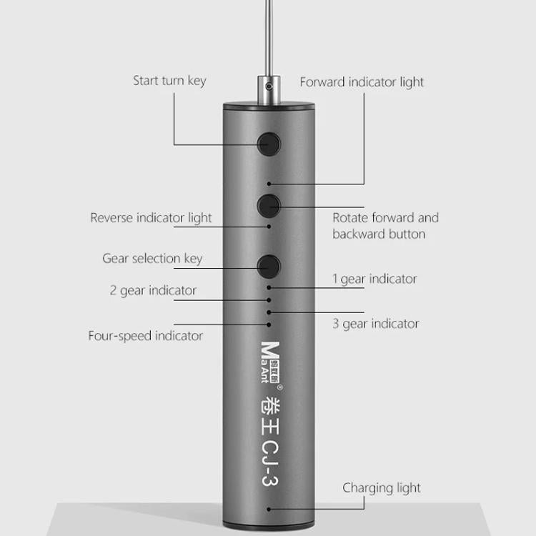 MaAnt CJ-3 Electric Glue Remover Cutting Grinding Machine Mobile Phone Repair Screen Glue Removal Stick - Dust Remove Tool by MaAnt | Online Shopping UK | buy2fix