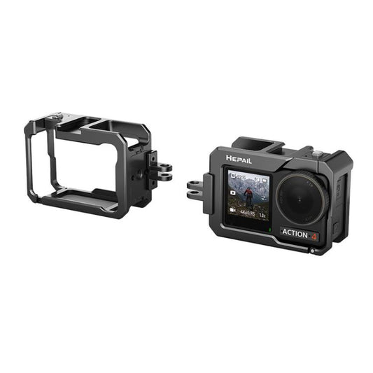 For DJL Action 4 / 3 HEPAIL C-AC4 Metal Rabbit Cage Anti-fall Heat Dissipation Protection Frame - Protection Frame by HEPAIL | Online Shopping UK | buy2fix