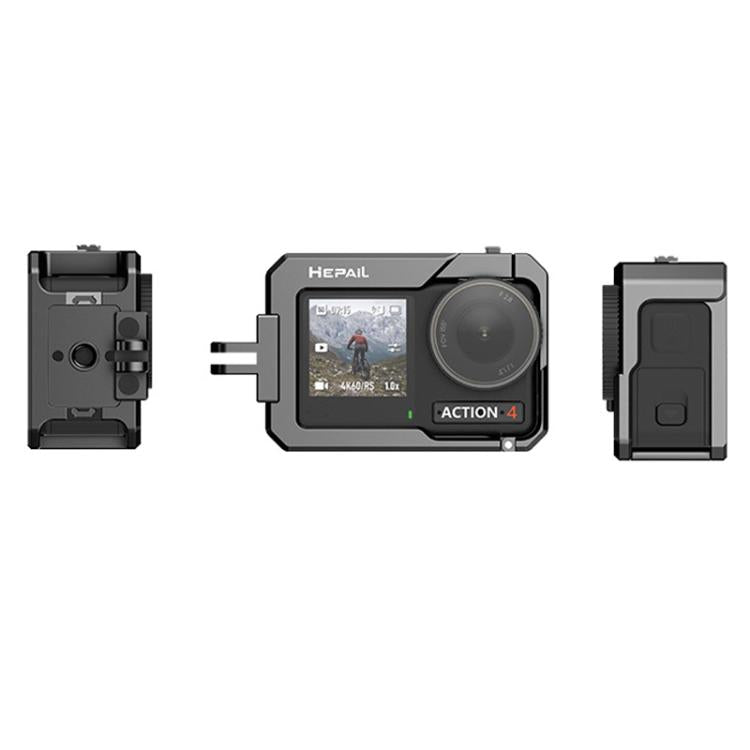 For DJL Action 4 / 3 HEPAIL C-AC4 Metal Rabbit Cage Anti-fall Heat Dissipation Protection Frame - Protection Frame by HEPAIL | Online Shopping UK | buy2fix