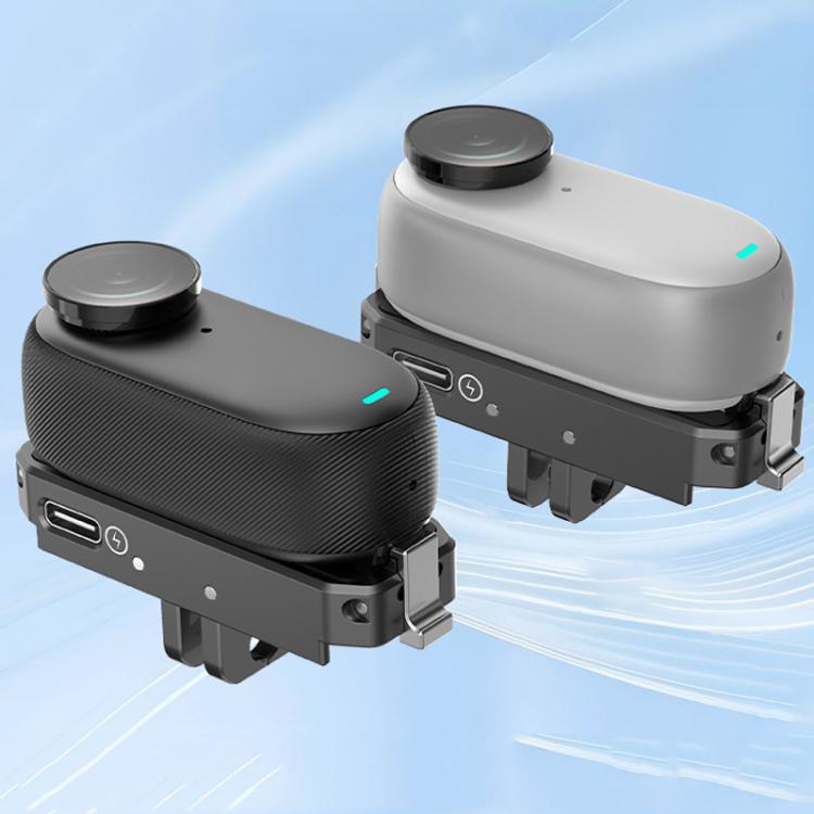 For Insta360 GO 3 / 3S HEPAIL AC69 Aluminium Alloy Quick-Release Charging Base - Mount & Holder by HEPAIL | Online Shopping UK | buy2fix