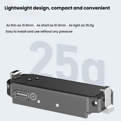 For Insta360 GO 3 / 3S HEPAIL AC69 Aluminium Alloy Quick-Release Charging Base - Mount & Holder by HEPAIL | Online Shopping UK | buy2fix