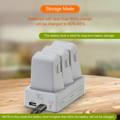 For DJI Flip YX 3-Way Charger Bidirectional Battery Management System - Other by YX | Online Shopping UK | buy2fix