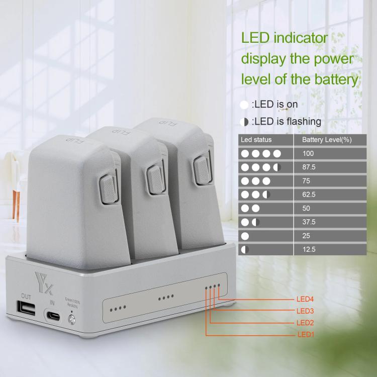 For DJI Flip YX 3-Way Charger Bidirectional Battery Management System - Other by YX | Online Shopping UK | buy2fix