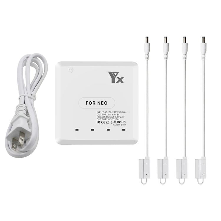 For DJI Neo Drone YX 4-port Battery Charger Charging Hub US Plug - Other by YX | Online Shopping UK | buy2fix