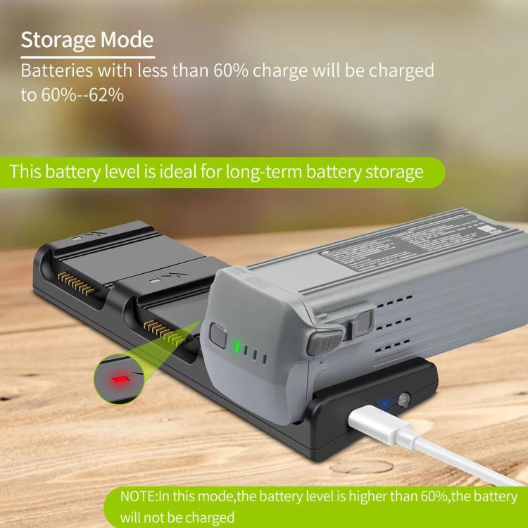 For DJI Air 3/Air 3S Battery Charger YX 3-way Charging Butler Drone Accessories - Other by YX | Online Shopping UK | buy2fix