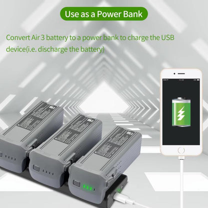 For DJI Air 3/Air 3S Battery Charger YX 3-way Charging Butler Drone Accessories - Other by YX | Online Shopping UK | buy2fix
