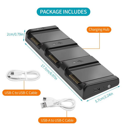 For DJI Air 3/Air 3S Battery Charger YX 3-way Charging Butler Drone Accessories - Other by YX | Online Shopping UK | buy2fix